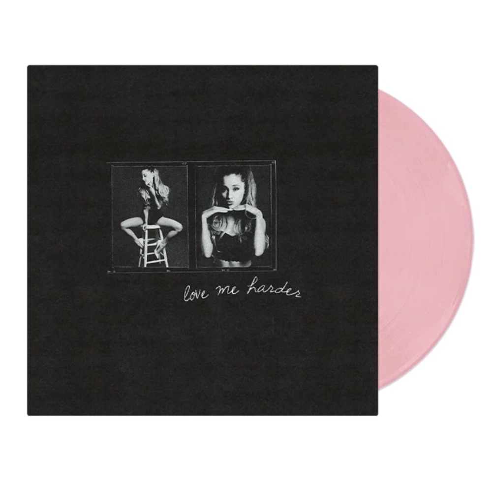 NEW Ariana Grande love me harder / be my baby Limited Edition 7" Vinyl Baby Pink
